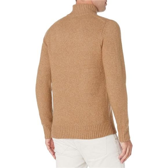 Essentials Men's Long-Sleeve Soft Touch Turtleneck Sweater - Picture 3 of 4